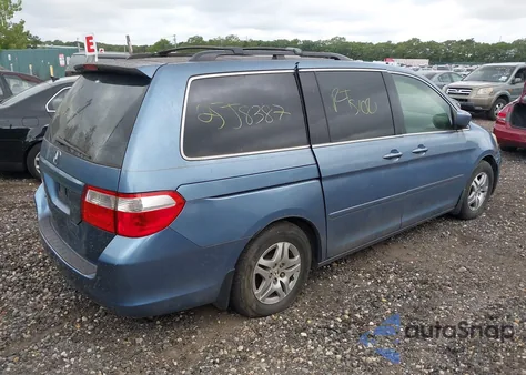 2006 Honda Odyssey Ex-L z USA, uszkodzony, nr VIN 5FNRL38686B026655